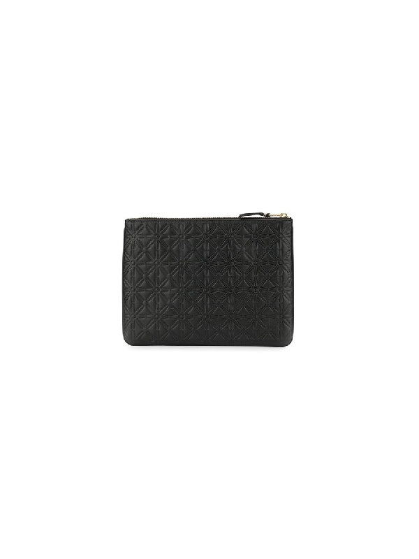 Embossed Star Pattern Leather Pouch
  Wallet