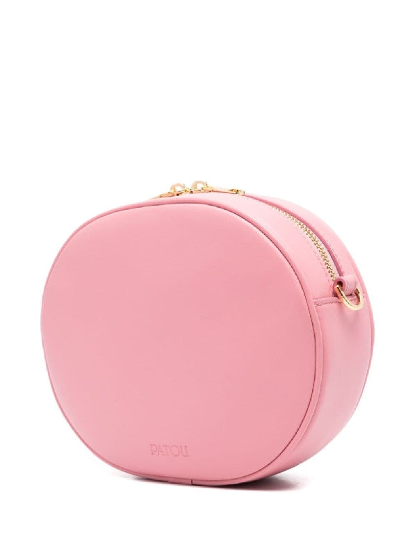 JP Embossed Calfskin Shoulder Bag