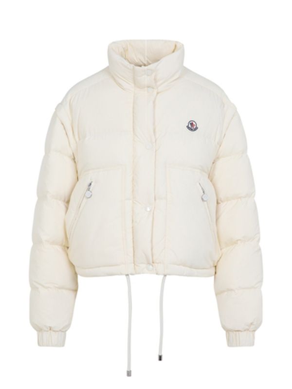 Selle Logo Patch High Neck Quilted Padded Jacket