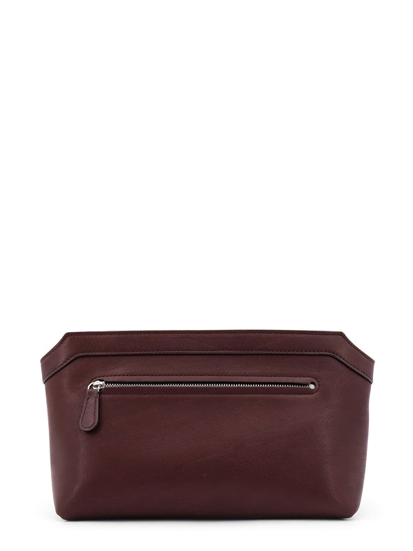 Terrasse Leather Clutch Bag