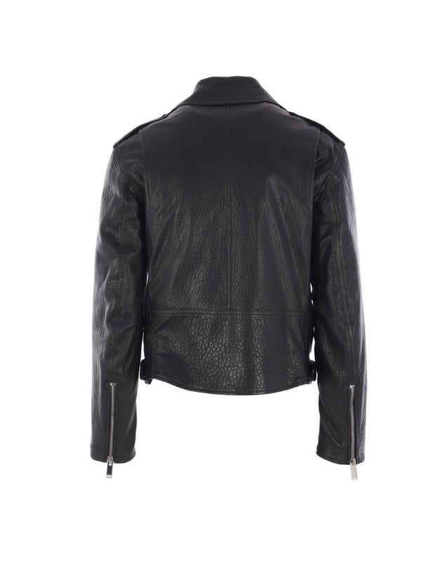 Alexander Mcqueen Black Biker