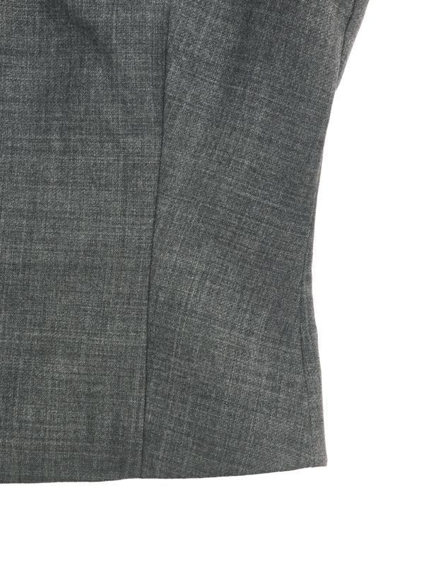 Slant Collar Fitted Blouse Top