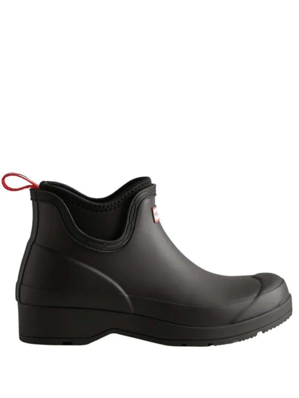 Hunter Black Ankle Boots
