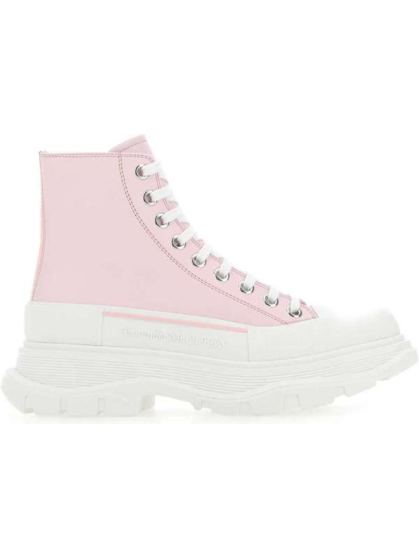 Pink Tread Slick High-top Sneakers