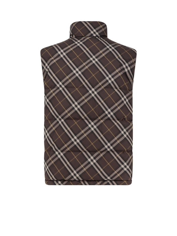 Burberry Brown Checked Down