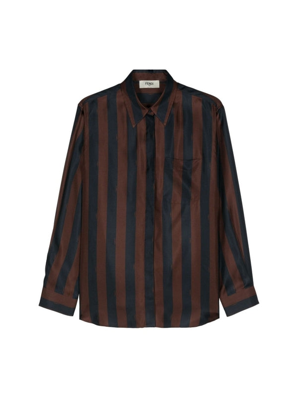 Stripe Silk Shirt