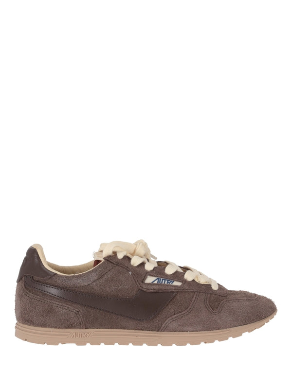 Autry Brown Low Top Sneakers