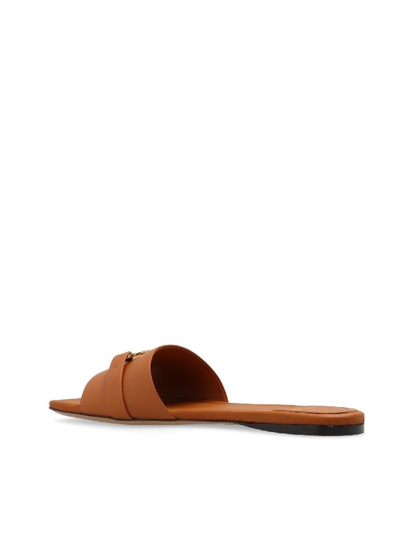 Leah Gancini
  Flat Leather Slide