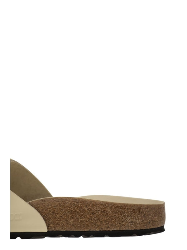 Madrid Big Buckle Leather Slides