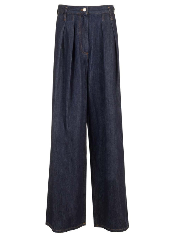 Wide Leg Denim Pants