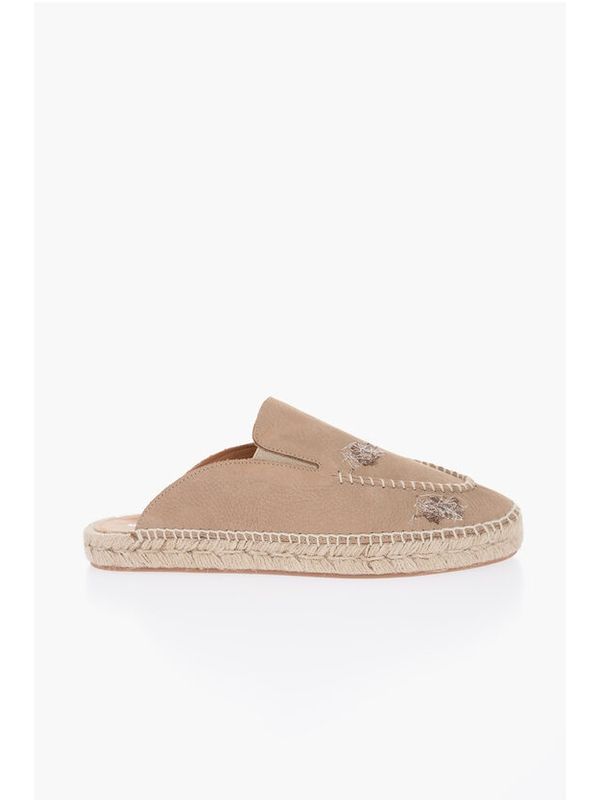 Beige Espadrille Loafer