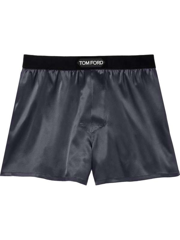 Logo Band Silk Boxer Briefs