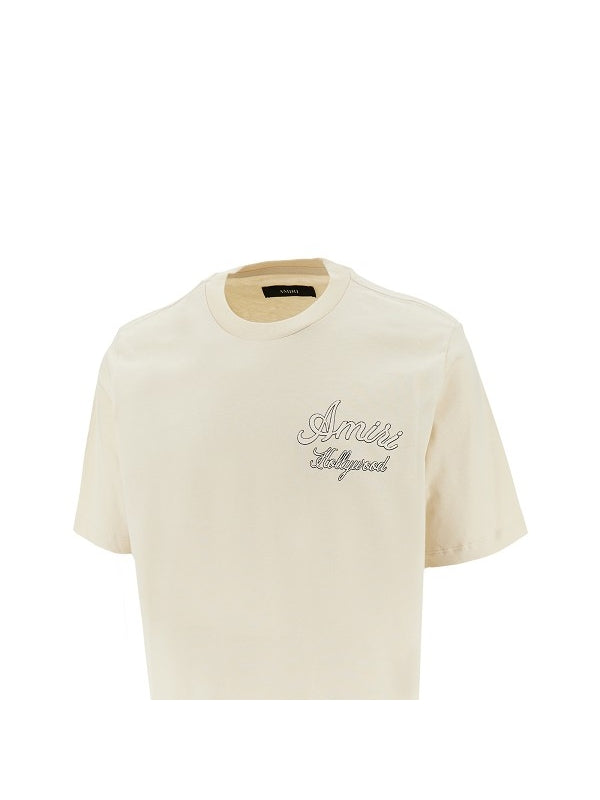 Amiri Beige Short Sleeve T-Shirt