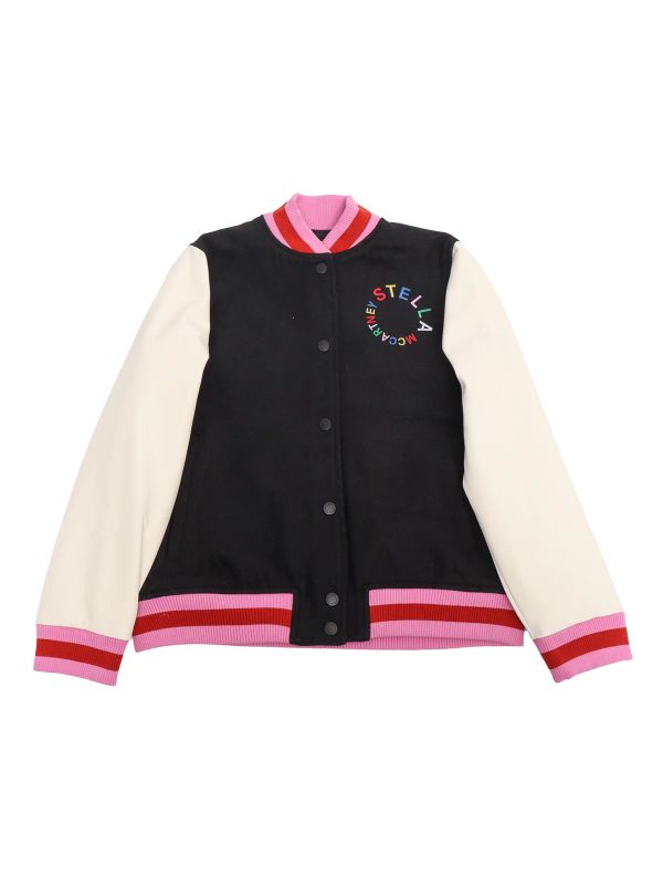 Logo Embroidery Bomber Jacket