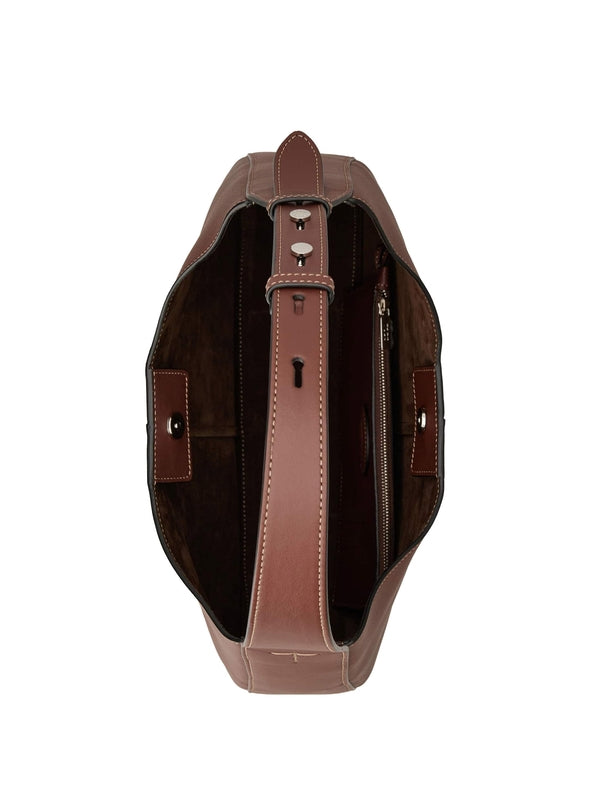 TOD'S - Di Logo Leather Shoulder Bag - Jente