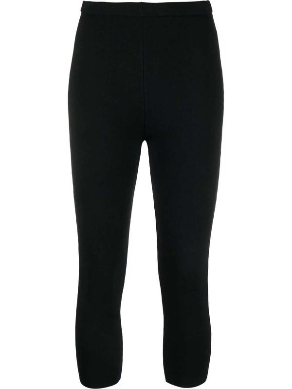 High-Waist Crop Leggings Pants