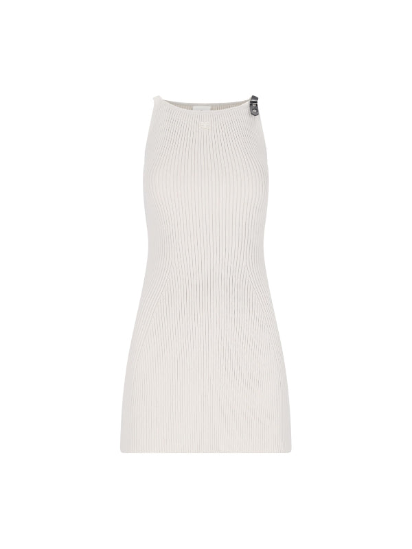 Logo Patch Rib Dress