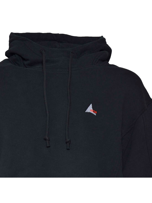 Embroidered Logo Cotton Hoodie