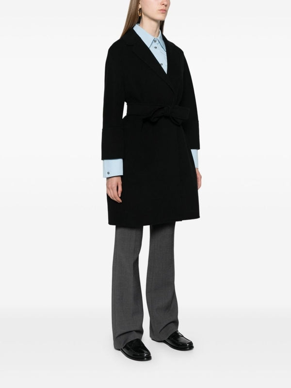 Arona Tie Double Wool Coat