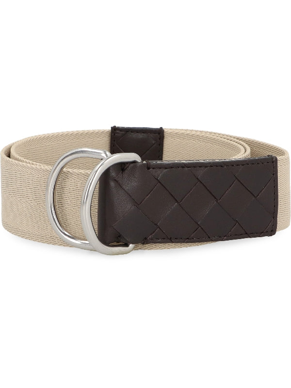 Intrecciato Insert Fabric Belt