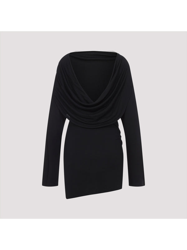 Corisiere Drape Mini Dress