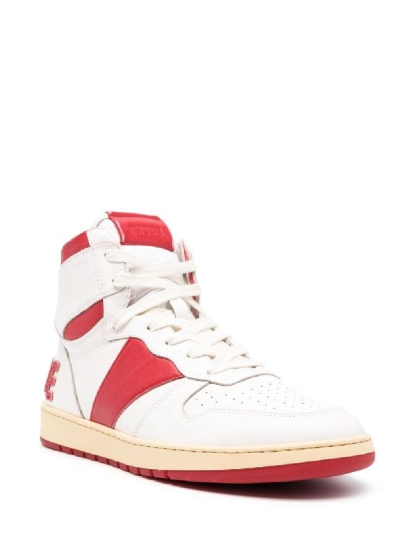 Back Logo Patch Color Block
  High-Top Sneakers