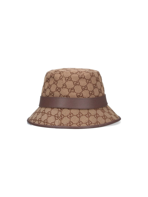 GG Pattern Belt Bucket Hat