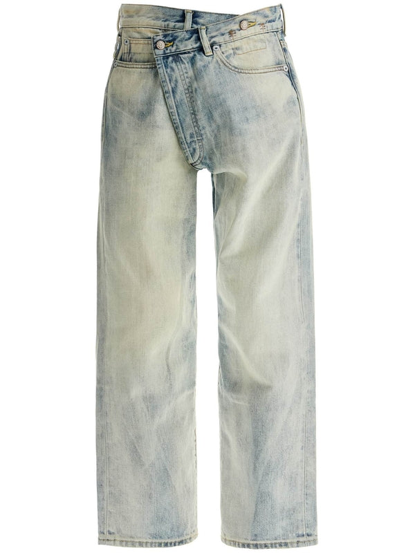 Crossover Denim Pants