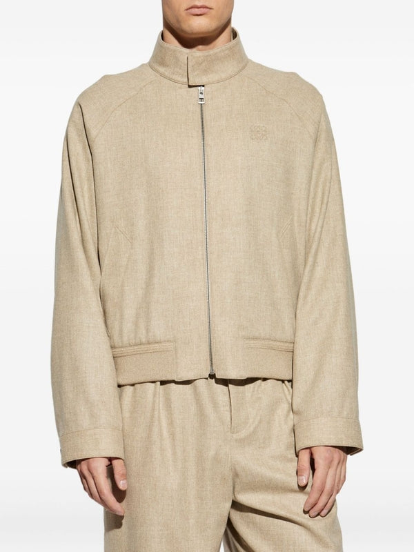 Anagram Wool Cashmere Beige Jacket