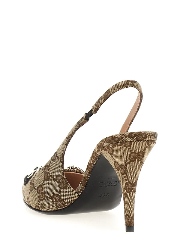 Allover GG Slingback Heel