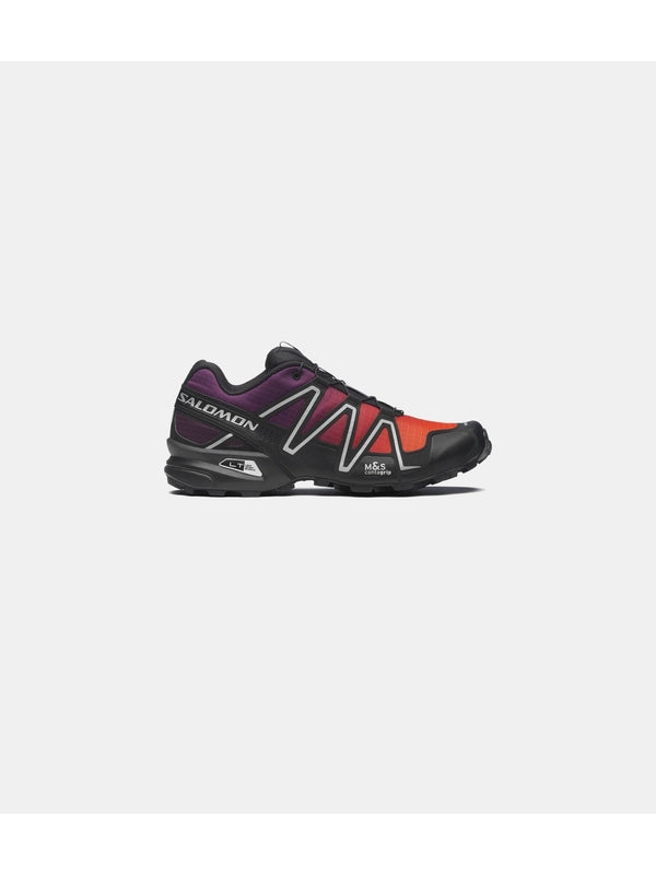 Salomon Black Red Low Top Sneakers