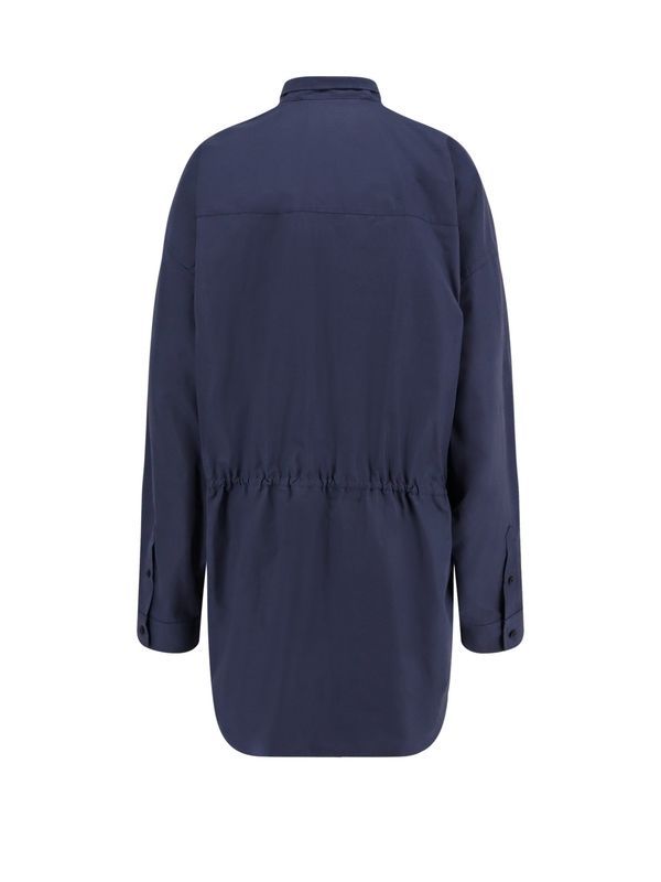 Twist Cotton Shirt Dress