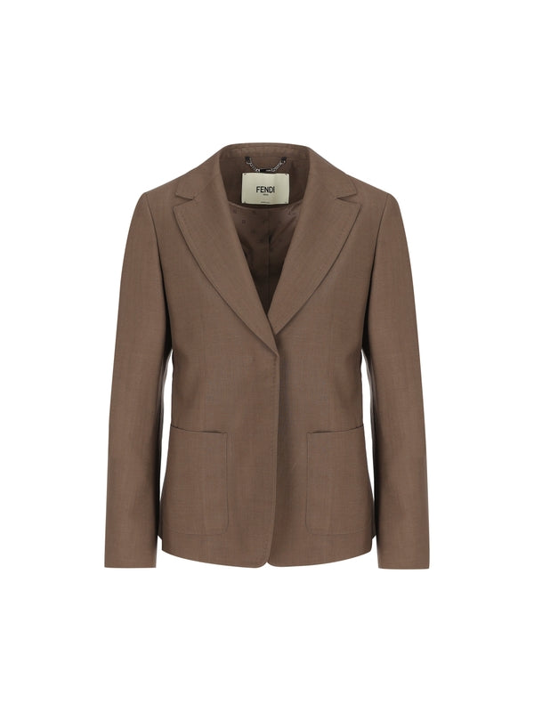 Single Breasted Wool Jacket