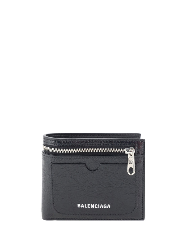 BALENCIAGA - Superbusy Leather Bifold Wallet - Jente