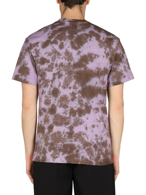 Tie-dye Logo Cotton T-shirt