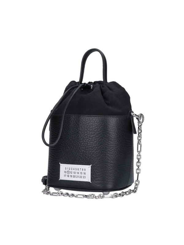 5AC Number Logo Chain Small Bucket Bag