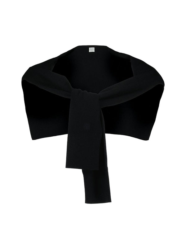 Toteme Black Wool Mufflers