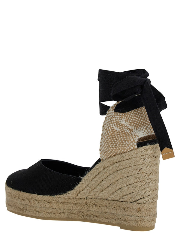 Castañer Black Espadrille Sandals