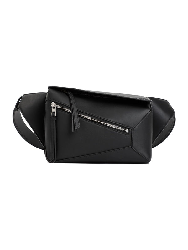 Puzzle Leather Small Belt Bag