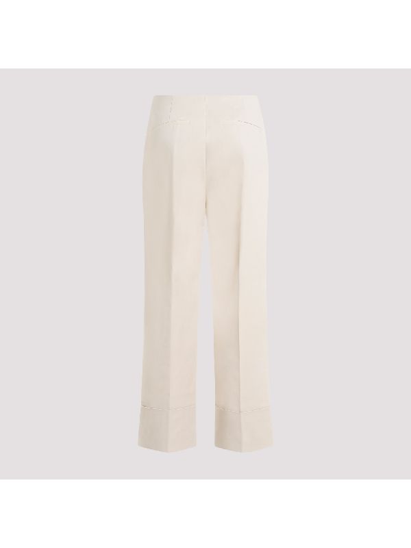 Straight Cotton Pants