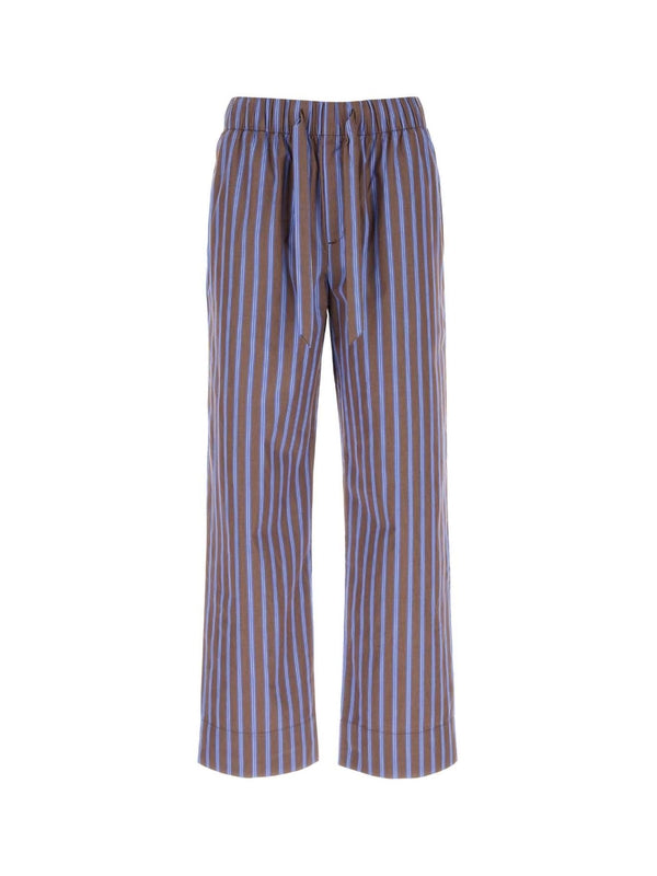Tekla Brown Blue Pajamas