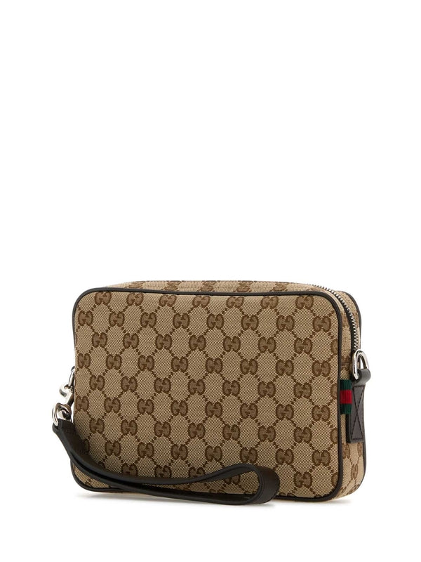 Gucci Gg Small Brown Clutch Bags