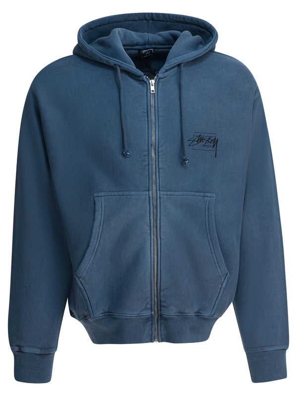 Stussy Navy Hoodies