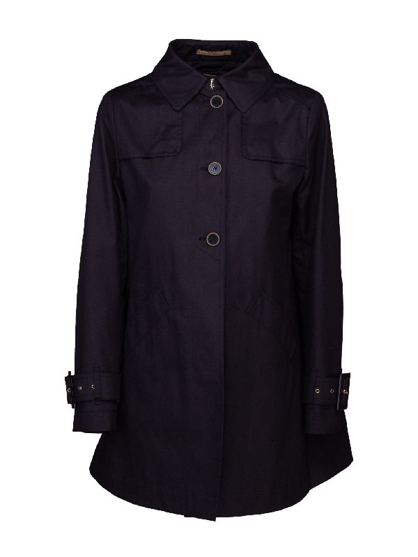 Cotton Short Trench Coat