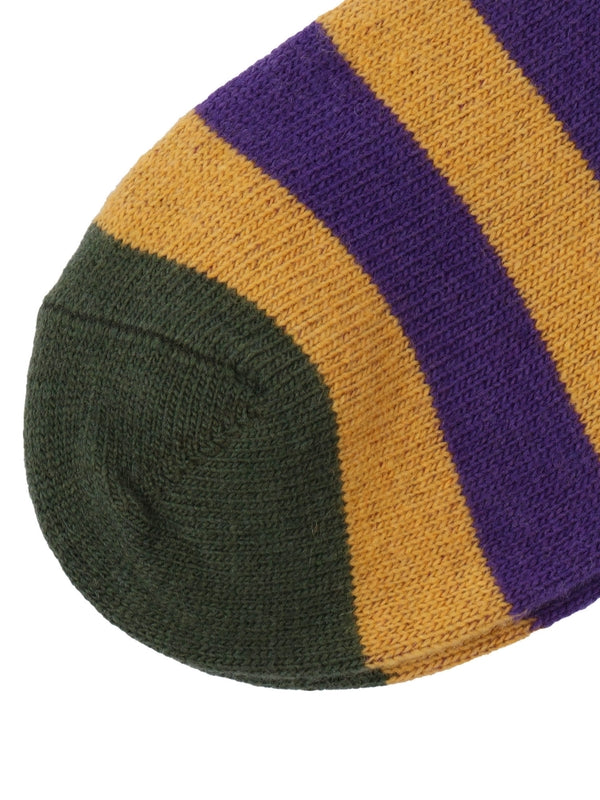 Sebago Yellow Striped Socks