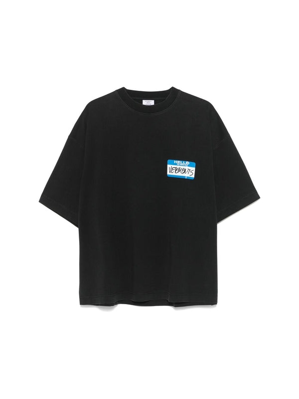 Name Tag Crewneck Short Sleeve
  T-shirt