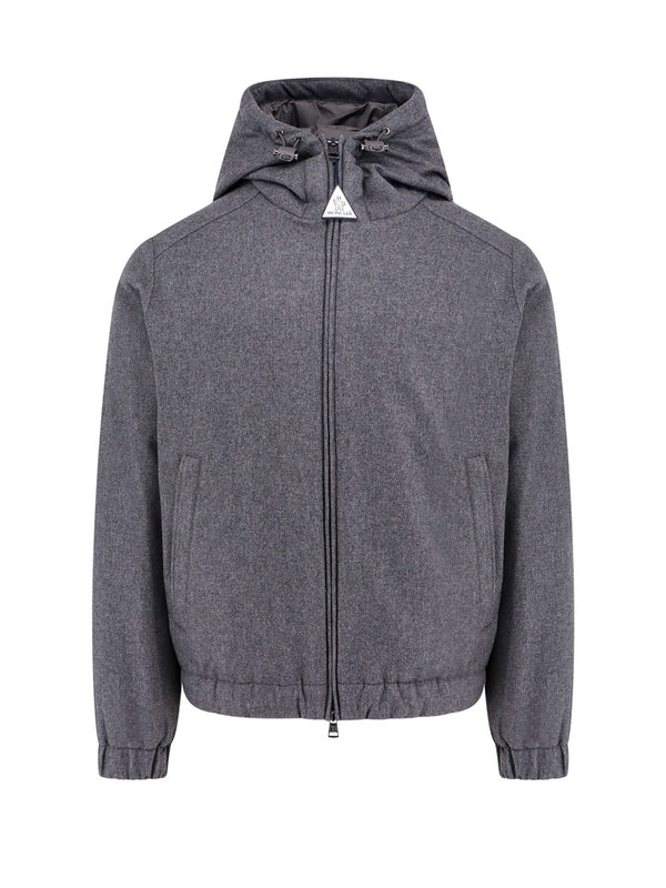 MONCLER - Torrani Cashmere Blend Hood Jacket - Jente