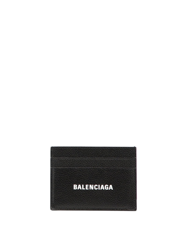 Cash Logo Leather Card Wallet