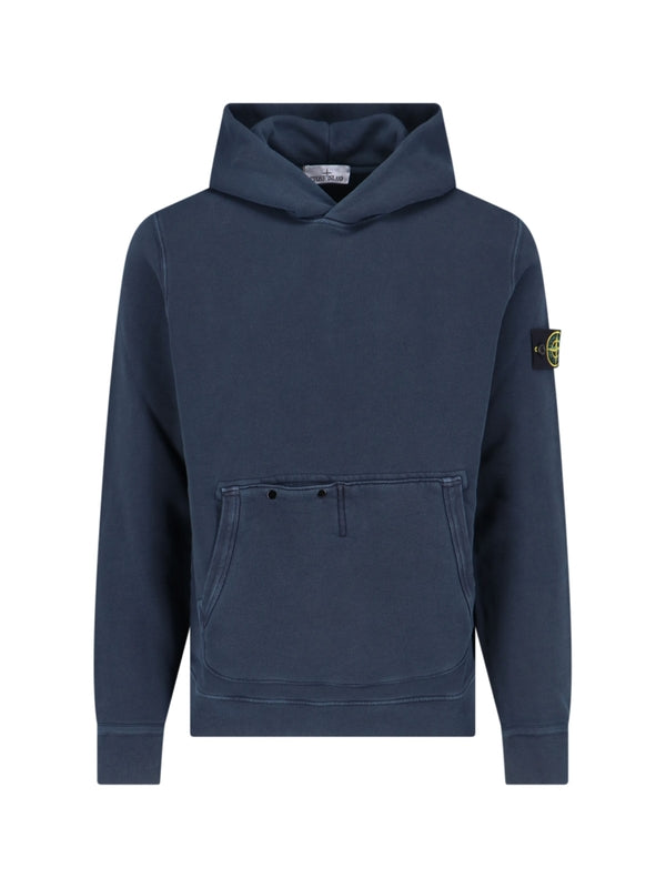 Wappen Patch Cotton Hoodie - Jente