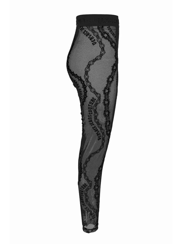 Chain Printing Sheer Leggings